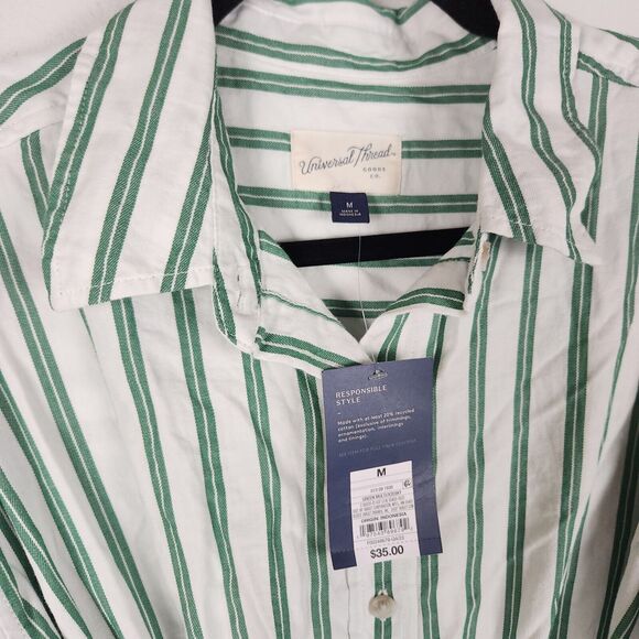 Universal Thread Green and White Striped Maxi Dress - Picture 9 of 10